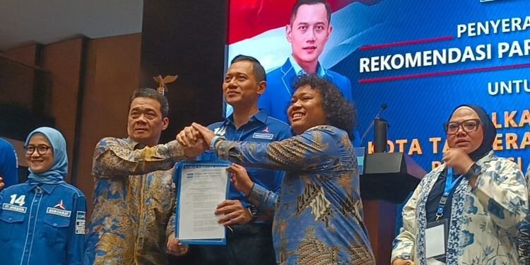 Demokrat usung Riza Patria-Marshel Widianto untuk Pilkada Tangsel
