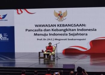 Megawati hadiri Mukernas Partai Perindo untuk berpidato kebangsaan