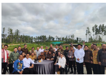 Menteri-Menteri KIM berbincang pagi di IKN sebelum sidang kabinet