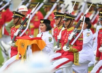 Tim Nusantara Baru kibarkan Sang Merah Putih di IKN