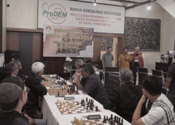 Peringati HUT RI Ke-79, Aktivis ProDEM gelar turnamen catur Aktivis