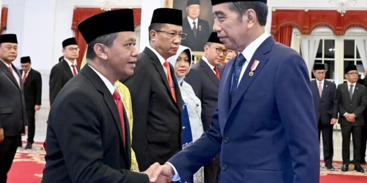 Presiden Jokowi lantik Bahlil Lahadalia sebagai Menteri ESDM