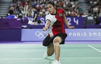 Kalahkan Intanon, Gregoria melaju ke semifinal Olimpiade Paris 2024