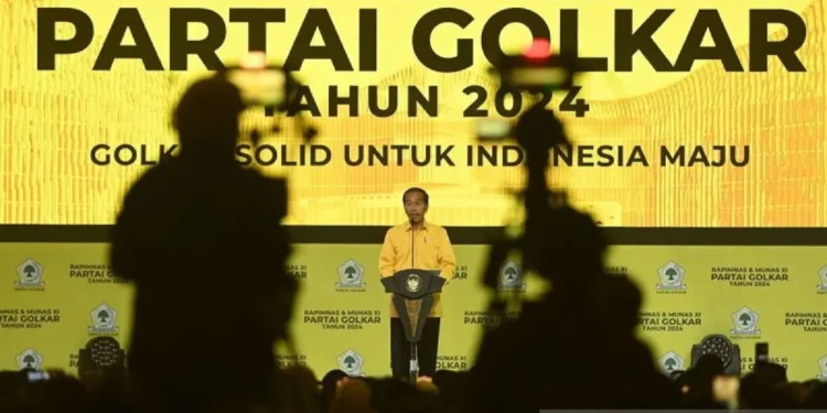 Presiden Jokowi tutup Munas Golkar 2024